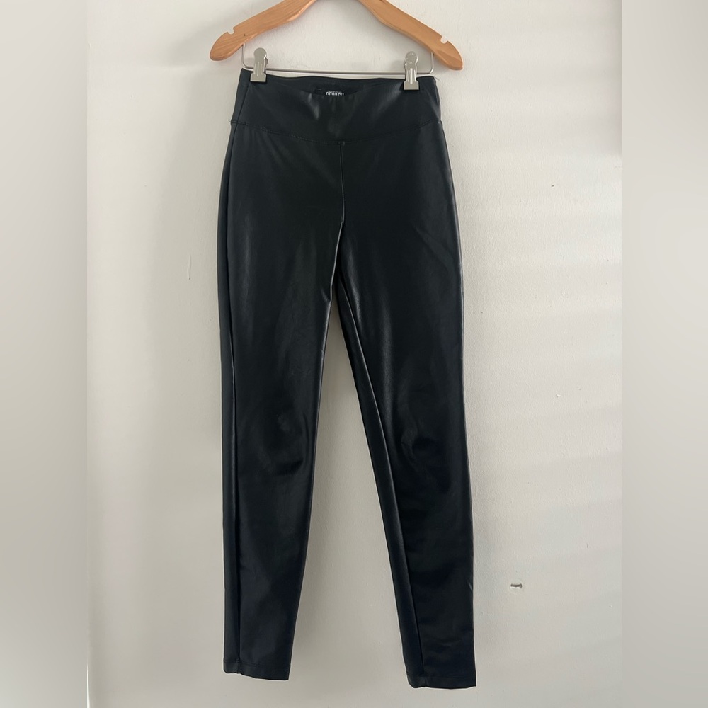 Rewash Soft Thick Pleather Legging Ultra Flattering & Comfy Sz S Halloween